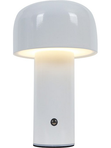 InLight 3036 Πορτατίφ Αφής LED με Μπαταρία Λευκό Φ12.5xΥ21cm