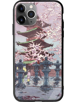 Θήκη Ukiyo-e - Cherry Blossom iPhone 11 Pro Max Groove TPU (Tempered Glass και TPU)
