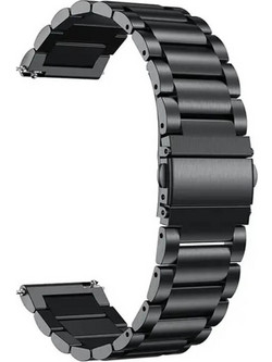 Bakeey Quick Release Bracelet Λουράκι Μεταλλικό Black (Universal 22mm)