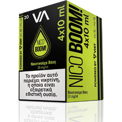 Innovation Nico Boom 20mg 10ml Nicotine Booster 70vg/30pg (4τμχ)