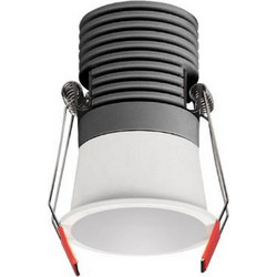 Φωτιστικό Γραφείου LED 12W Χωνευτό 4000K Φ6.5 38D Λευκό Dim