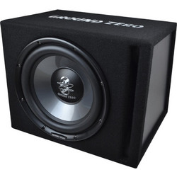 Ground Zero GZIB-300XBR Αυτοενισχυόμενο Subwoofer Αυτοκινήτου 150W RMS με Κούτα
