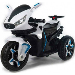 Cangaroo Moni Shadow Ηλεκτροκίνητο Παιδικό Μηχανάκι 12V Άσπρο