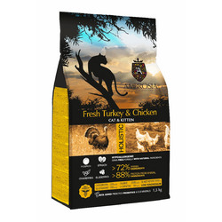 Ambrosia Holistic Cat & Kitten Grain Free with Fresh Turkey & Chicken 1.5kg