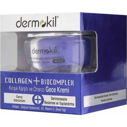Dermokil Collagen + Biocomplex Anti-Wrinkle & Restorative Night Care Cream 50ml