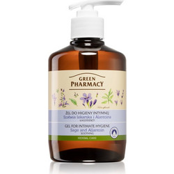 Green Pharmacy Gel for Intimate Hygiene Τζελ Καθαρισμού με Φασκόμηλο και Aλλαντοΐνη 370ml