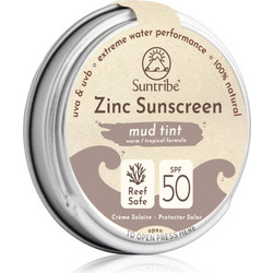 Suntribe Zinc Sunscreen Mud Tint Αντηλιακή Κρέμα Προσώπου SPF30 45gr