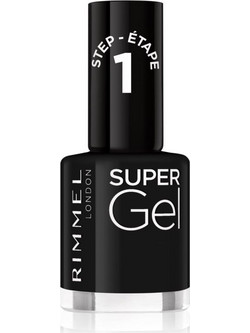 Rimmel London Super Gel By Kate 070 Black Obsession Gloss Βερνίκι Νυχιών Μακράς Διαρκείας 12ml