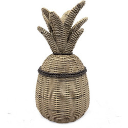 Zaros Διακοσμητική Φοντανιέρα Ανανάς Polyresin Natural 15,5x30 Εκ. HE357