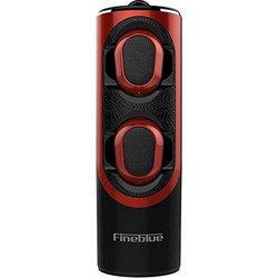 Fineblue TWS Fblue XS Ακουστικά Bluetooth In Ear Black Red