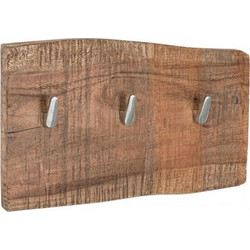 Bizzotto Elmer Κρεμάστρα 3 Θέσεων Ξύλινη Natural 29x2,5x20
