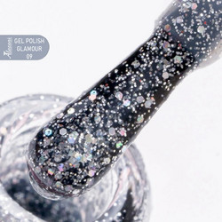 Alezori Polish Gel 730 Glitter Ημιμόνιμο Βερνίκι Νυχιών 15ml