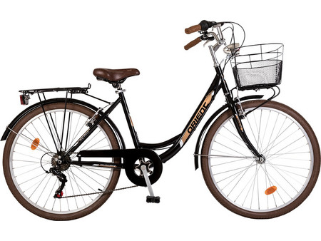 Orient Bikes City Classic 6Sp Γυναικείο Ποδήλατο Πόλης 26" με 6 Ταχύτητες Μαύρο