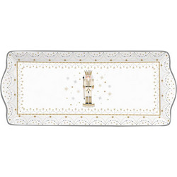 Πιατέλα ορθογώνια royal nutcracker 35x15cm Marva 1109RΝUΤ