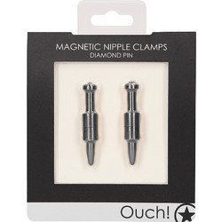 Ouch! Balance Pin Magnetic Nipple Clamps Silver