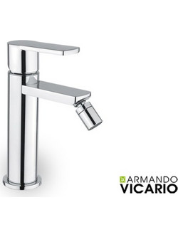 Μπαταρία Μπιντέ Armando Vicario Glam Chrome 610015-100 Χρωμέ Με Βαλβίδα Clic-Clac