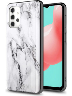 Θήκη Samsung Galaxy A51 Hard Back Cover Marble White
