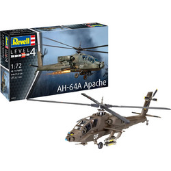 Revell AH-64A Apache Συναρμολογούμενο Πλαστικό Μοντέλο Ελικοπτέρου 1:72