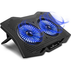 Powertech PT-929 Cooling Pad για Laptop έως 18" με 2 Ανεμιστήρες