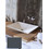 Sanitec Prisma 280 Επικαθήμενος Νιπτήρας Μπάνιου 56.5x39.5x12cm Μαύρος 152-280ANTHRACITE