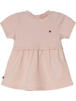 Tommy Hilfiger Βρεφικό φόρεμα Baby Flag Dress KN0KN01757 TJQ - Pink