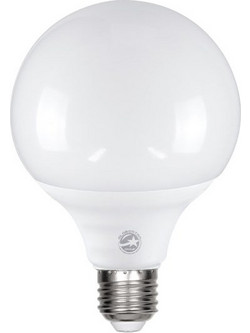 GloboStar 60041 Λάμπα LED E27 G95 Γλόμπος 15W AC 230V IP20 1410Lm Φ9.5 x Υ14cm Θερμό Λευκό 2700K