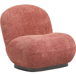 HomeMarkt Πολυθρόνα Beany Ροζ HM9591.02