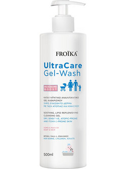 Froika UltraCare Gel Wash Κρεμώδες Αφρόλουτρο για Ξηρό Δέρμα 500ml