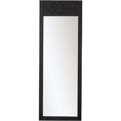 Καθρέπτης Δαπέδου Lotus 552NOS2351 55x2x155cm Anthracite Aberto Design Ξύλο,Γυαλί