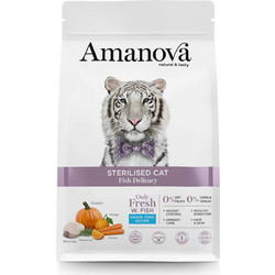 Amanova Adult Sterilised Grain Free with Fish Delicacy 4kg