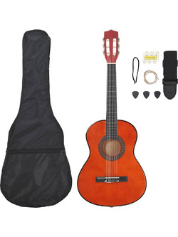 vidaXL Natural 36" 3/4 Bundle