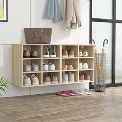 vidaXL Παπουτσοθήκη Ξύλινη Sonoma Μ52.5xΠ30xΥ50cm 808691