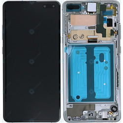 Original Οθόνη Samsung G977 Galaxy S10 5G Silver & Μηχανισμός αφής GH82-20442A