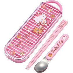 HELLO KITTY - Sweety Pink - Chopstick and spoon set