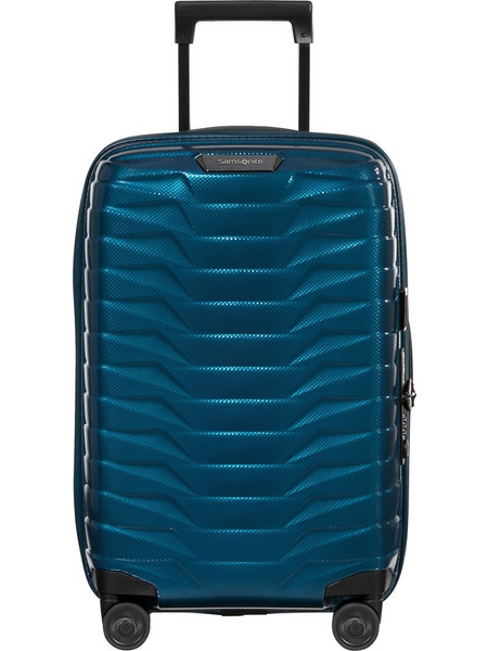Samsonite Proxis Spinner Βαλίτσα Καμπίνας 55x35x26cm με 4 Ρόδες Πετρόλ