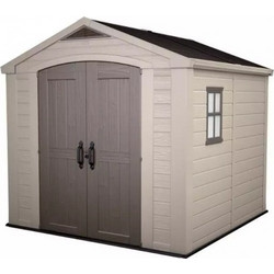 KETER FACTOR ΑΠΟΘΗΚΗ ΚΗΠΟΥ 8X8 BROWN TAUPE 26.00010