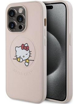 Hello Kitty Θήκη Πλάτης με MagSafe για iPhone 15 Pro - Ροζ