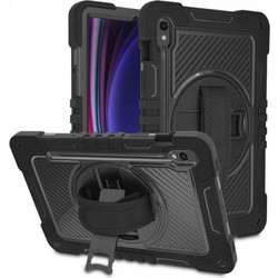 Techsuit StripeShell 360 Black (Galaxy Tab S9+)
