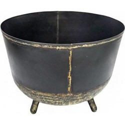 Μεταλλική Vintage φρουτιέρα, με 3 πόδια 31x25cm