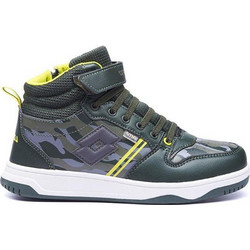 Lotto Rocket AMF MID Camo Παιδικά Sneakers Μποτάκια Κυπαρισσί 216930-8G6