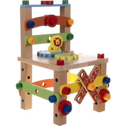 Kruzzel Ξύλινο Καρεκλάκι με Κατσαβίδια & Αξεσουάρ