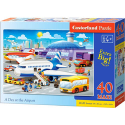 Παιδικό Puzzle Castorland A Day At The Airport 40 Κομμάτια