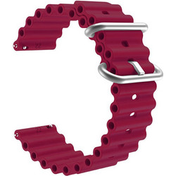 Λουράκι Σιλικόνης 8865BD 20mm Μπορντό εύκολης αλλαγής
