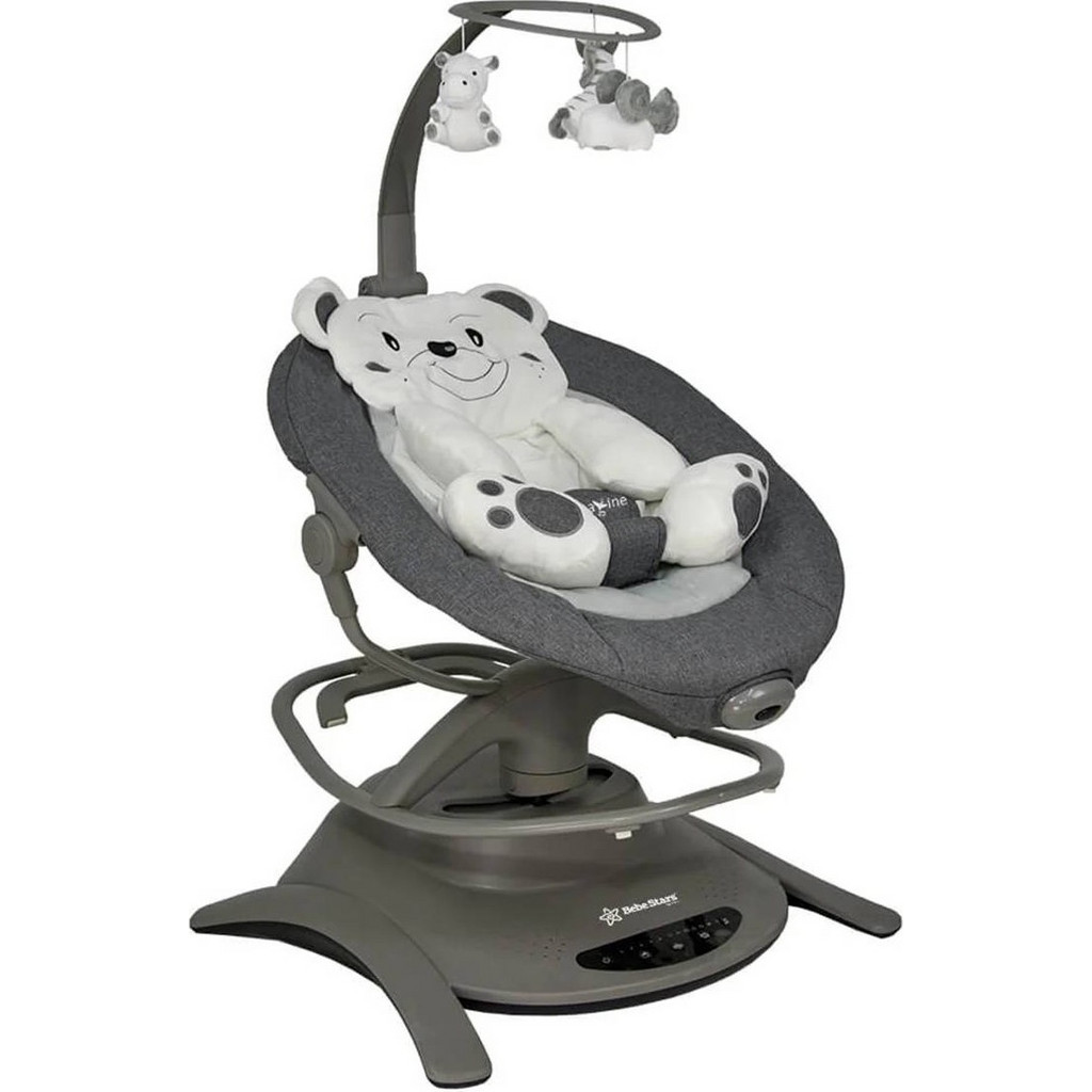 Bebe Stars Imagine Ηλεκτρικό Relax Μωρού Κούνια Γκρι 255-186 | BestPrice.gr