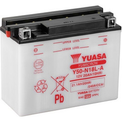 Yuasa Μπαταρία Μοτοσυκλέτας Y50-N18L-A 20Ah