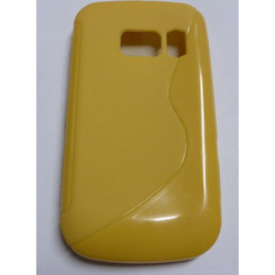 Θήκη TPU GEL S-Line για Alcatel One Touch (OT-918/OT-918D) Κίτρινη (OEM)
