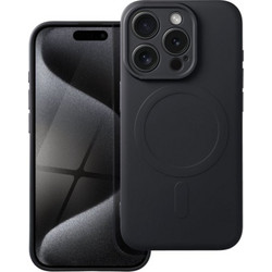 Is Tpu Silicone Mag Iphone 15 Pro Black Backcover - (SILMAGIP15PRB)