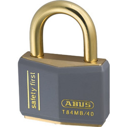 ABUS T84MB/40 Λουκέτο Θαλάσσης με Κλειδί Γκρι