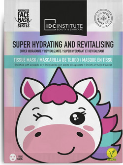 IDC Institute Vegan Cute Animals Super Hydrating & Revitalising Sheet Μάσκα Προσώπου για Ενυδάτωση 25gr