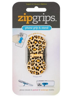 Βάση & Holder για κινητό - Leopard Skin - Zipgrips